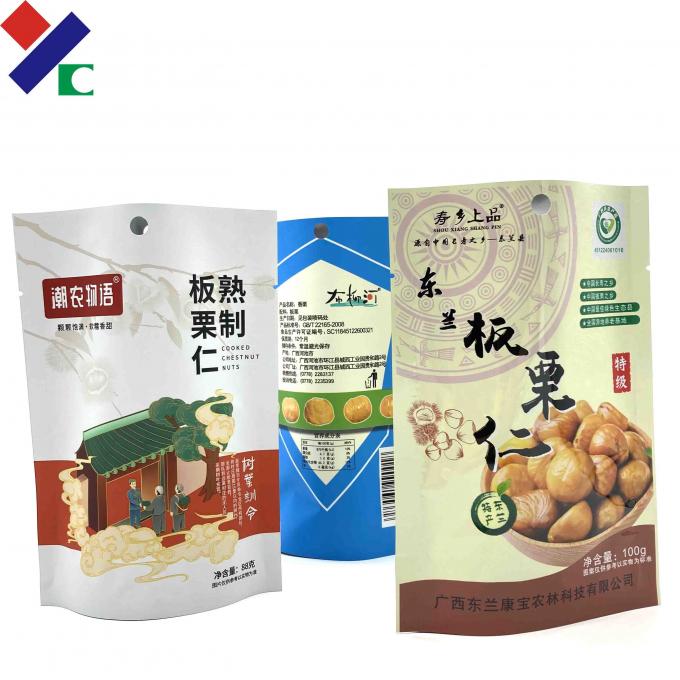 Eco Friendly Retort Pouch Bag ถุงบรรจุอาหารปลาแห้ง Mylar ปรุงสุก 80mic