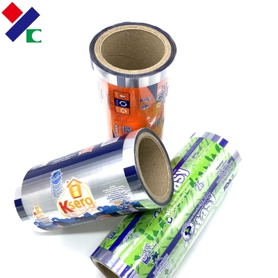 ม้วนฟิล์มบรรจุภัณฑ์อาหารเคลือบ PE เคลือบลามิเนตสำหรับห่อซองเกลือน้ำตาล