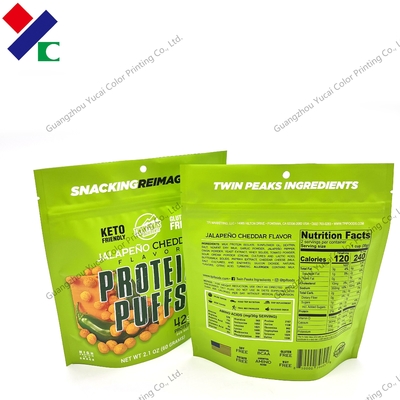 กระเจี๊ยบขนุนแห้งยืนขึ้นถุงฟอยล์ซิปบรรจุภัณฑ์อาหาร 100g